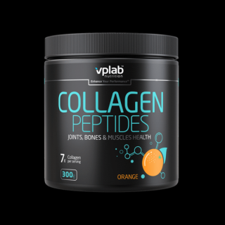 VPLab Collagen Peptides 300 g hydrolyzovaný kolagen v sypké formě s vitaminem C a hořčíkem Varianta: Pomeranč