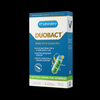 VPLab Duobact biotic digestive immune support 10 capsules Varianta: 4 kmeny aktivních bakterií s vitaminem D3 a vlákninou