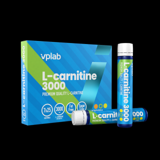 VPLab L-Carnitine 3000 7x25 ml ampule tekutá forma l-karnitinu v ampulích Varianta: Citrus