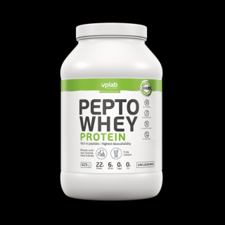VPLab Pepto Whey Protein 625 g Hydrolyzát a Izolát syrovátkové bílkoviny Varianta: bez příchutě