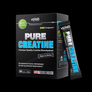 VPLab  Pure Creatine 30x35 g kreatin monohydrát Creapure - sáčky 30x3 Varianta: 5 g