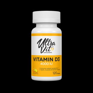 VPLab Ultra Vitamin D3 4000 IU Varianta: 120 gelových kapslí