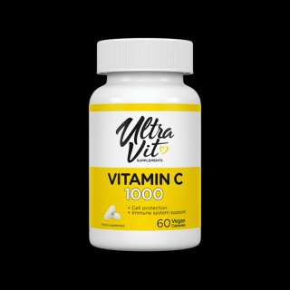 VPLab Vitamin C 1000 + sušený extrakt ze šípků Varianta: 60 veganských kapslí