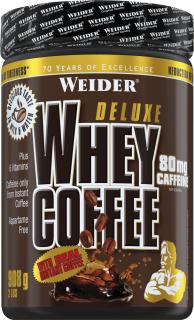 Weider Deluxe Whey Coffee 908 g syrovátkový protein s instantní kávou Varianta: syrovátkový koncentrát s instantní kávou s 80 mg kofeinu
