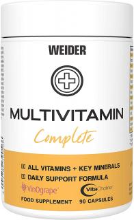 Weider Multivitamin Complete 90 kapslí vitamíny minerály Varianta: cholin a rostlinné extrakty