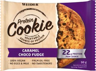WEIDER Protein Cookie KARAMEL-ČOKOLÁDOVÝ FONDÁN Varianta: proteinový koláček