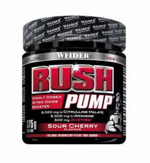Weider Rush Pump 375 g předtréninková vasodilatační směs bez kofeinu a kreatinu Varianta: Višeň
