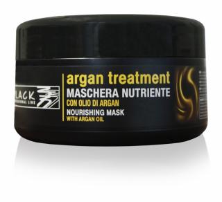Black Argan Treatment Maschera 250 ml - arganová maska na vlasy (Arganová vyživujúca maska na vlasy.)