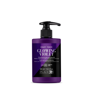 Black crazy toner Glowing Violet  (black crazy toner 300 ml)