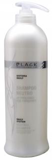 Black Neutral Shampoo 500ml šampon na vlasy (Neutrálny šampón na časté umyvanie vlasov.)