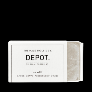 Depot NO.409 After Shave Astringent Stone 90 g  (Tuhé mydlo po holení obsahujúce kamenec draselný.)