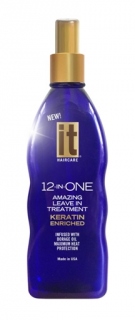 Freeze it 12-in-One Leave in Treatment Keratin 300 ml - komplexná regenerácia vlasov (Unikátna formula pre komplexnú regeneráciu vlasov bez oplachovania s keratínom.)