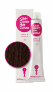 Kallos KJMN 4.5 - stredne mahagónovo hnedá (Professional Cream Hair Colour)