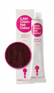 Kallos KJMN 4.62 - červeno fialovo hnedá (Professional Cream Hair Colour)