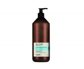 Niamh Hairkoncept Be Pure Gentle Shampoo 1000 ml - pre každodennú starostlivosť o vlasy (Pre všetky typy vlasov a každodenné umývanie. Obsahuje organický extrakt zo sladkých mandlí a nevädze.)