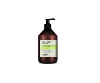 Niamh Hairkoncept Be Pure Nourishing Shampoo 500 ml - výživný šampón na vlasy (Pre jemné, slabé, vysušené a unavené vlasy. Obsahuje ovsený výťažok a extrakt z okvetných lístkov vlčieho maku.)
