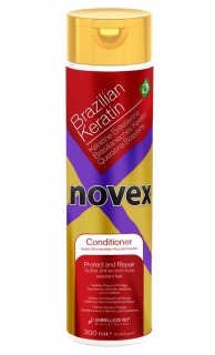 Novex Brazilian Keratin Conditioner 300 ml - kondicionér s brazliským keratínom (Kondicionér na vlasy s brazílskym keratínom.)
