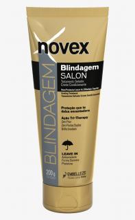 Novex Brazilian Keratin Salon Blindagem Leave-in Treatment 200 g - tepelná ochrana na vlasy s keratínom (Fáza 4,5 - tepelná ochrana na vlasy s keratínom.)
