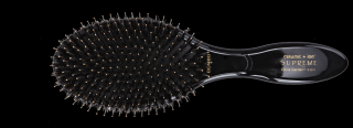 Olivia Garden Black Series Ceramic + Ion Supreme Combo  (Unikátna plochá kefa na vlasy.)