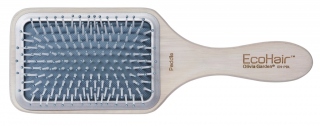 Olivia Garden EcoHair Paddle (Eco-friendly bamboo inovatívná kefa. Vyrobená výhradne z bambusu, tzn. zo 100% obnoviteľného zdroja, ktorý napomáha znižovaniu odlesňovania a tým udržuje prirodzený eko-systém. Nová kolekcia je pevnejší, ľahší a odolnejší ako