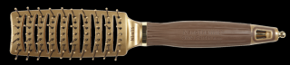 Olivia Garden Nano Thermic Styler Vent Brush (Kefa s ergonomicky tvarovanou rukoväťou s výsuvným hrotom na vpichovanej prameňov vlasov)