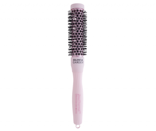 Olivia Garden Pro Thermal Pastel Pink 25 mm (Profesionálna antistatická kefa na vlasy)