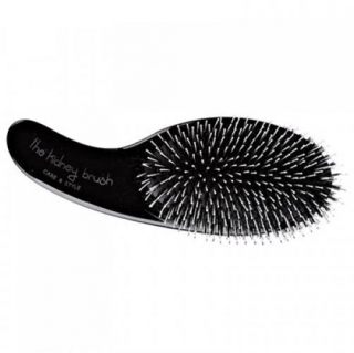 Olivia Garden The Kidney Brush Care  Style Black Edition - kefa na vlasy (Profesionálna plochá kefa na vlasy. )