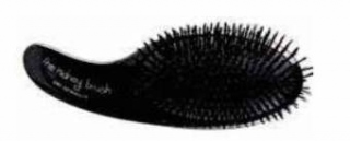 Olivia Garden The Kidney Brush Dry Detangler Black Edition - kefa na vlasy (Profesionálna plochá kefa na vlasy pre rozčesanie suchých vlasov.)