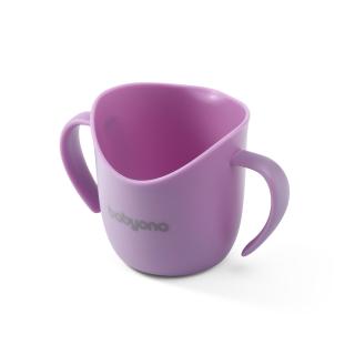 Babyono ergonomický tréningový pohár Flow fialový