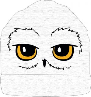Dievčenská zimná čiapka Harry Potter sova Hedwiga Veľkosť: 54