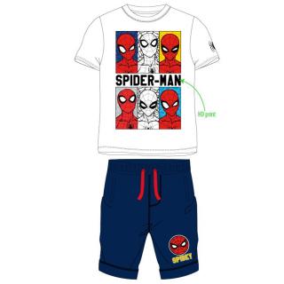 Set tričko a kraťasy - biele/modré chlapčenské Spiderman Veľkosť: 104