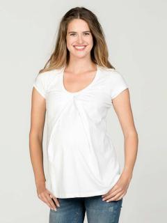 Love2wait GOTS tričko na dojčenie z bio bavlny biele, veľkosť XS/34