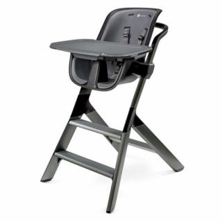 4moms židlička HIGH CHAIR černá/sivá