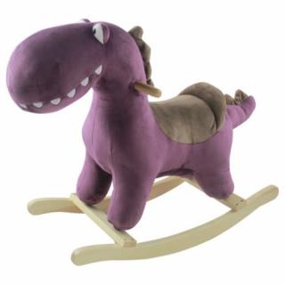 PetiteMars hojdačka s melódiou dinosaurus Albert purple