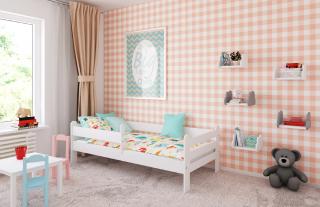 Detská posteľ RYSIO 160x80 cm, Biela, Nie, bez úložného priestoru