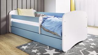 Detská posteľ s úložným priestorom Babydreams 160x80 cm, Modrá
