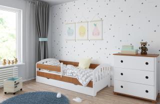 Detská posteľ s úložným priestorom CLASSIC 180x80 cm, Jelša, Áno, s úložným priestorom