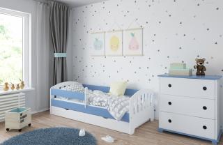 Detská posteľ s úložným priestorom CLASSIC 180x80 cm, Modrá, Áno, s úložným priestorom