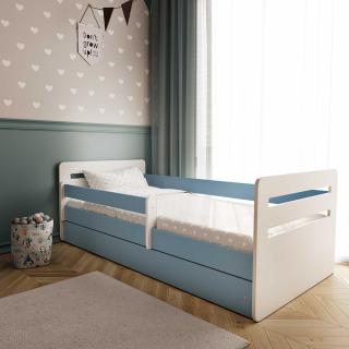 Detská posteľ s úložným priestorom Tomi 180x80 cm, Modrá