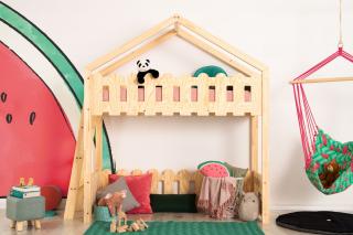 Detská vyvýšená posteľ domček KAIKO BA 160x90 cm