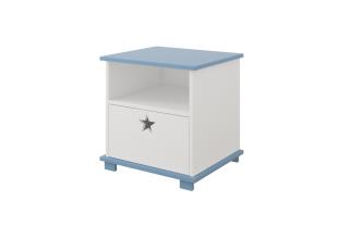 Detský nočný stolík hviezdičky Modrá