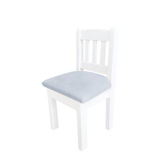 Caramella čalúnená mini detská stolička modrá