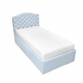 Caramella Chesterfield čalúnená detská posteľ Farba: Modrá