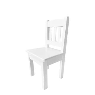 Caramella drevená mini detská stolička biela