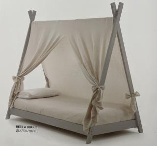 Italbaby posteľ v tvare stanu Adventure šedý
