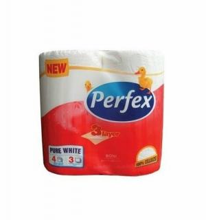 Toaletný papier PERFEX - klasik (4ks)