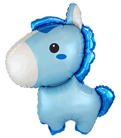 BABY koník modrý (#babyhorse)