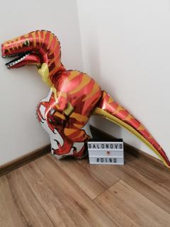 Dinosaurus - VELOCIRAPTOR červený (#velociraptor)