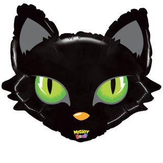MAČKA čierna (hlava) (#cat)