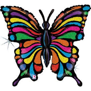 MOTÝĽ POP ART holografický (#butterfly)